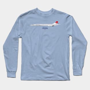 British Airways Concorde 1976 To 1984 Long Sleeve T-Shirt